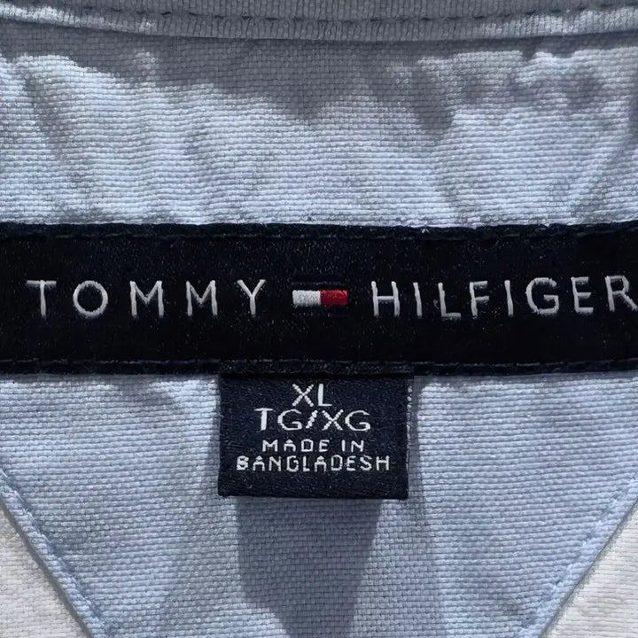 [BUNJANG] Tommy Hilfiger White Short Sleeve Shirt XL / 타미힐피거 화이트 반팔 셔츠 XL