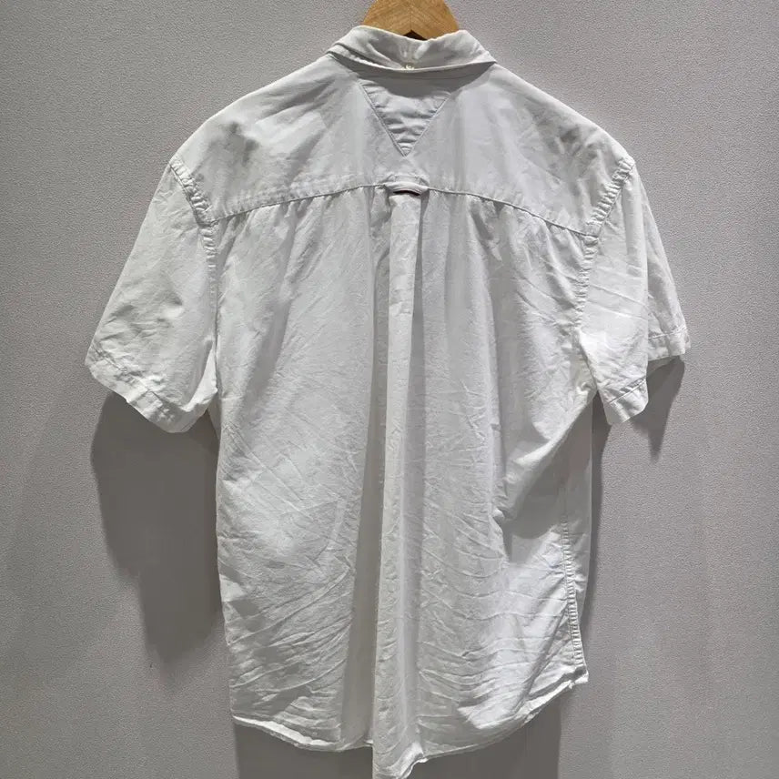 [BUNJANG] Tommy Hilfiger White Short Sleeve Shirt XL / 타미힐피거 화이트 반팔 셔츠 XL