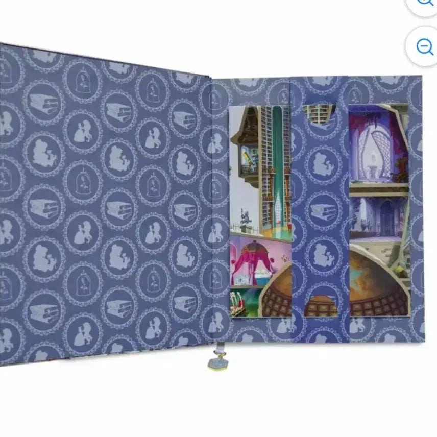 [BUNJANG] Disney Beauty and the Beast Castle Notebook / 디즈니 스토어 미녀와 야수 캐슬 노트