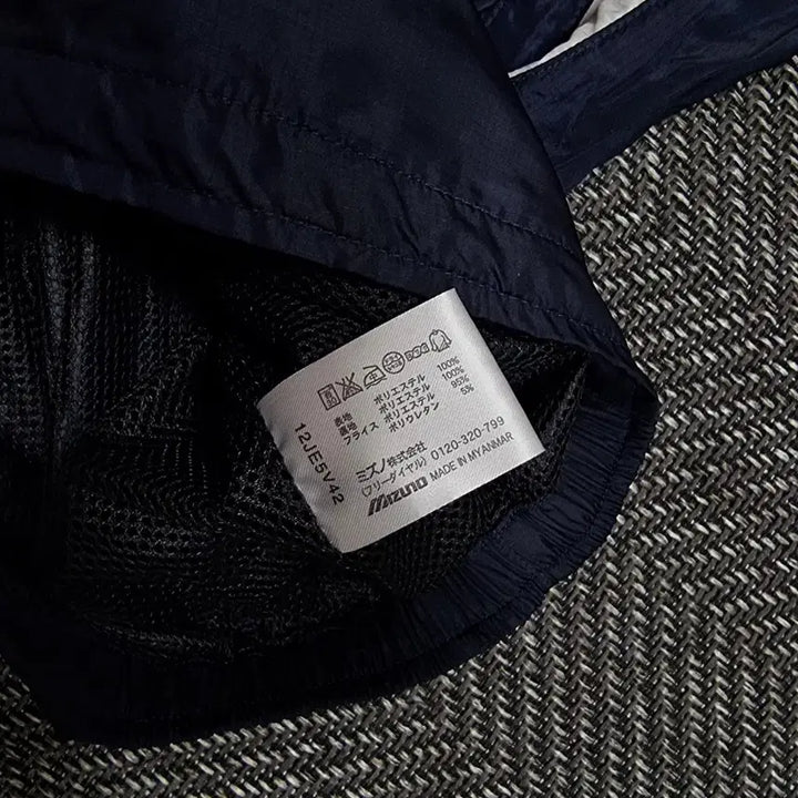[BUNJANG] Mizuno Navy Windbreaker Jacket / 미즈노 네이비 바람막이 웜업