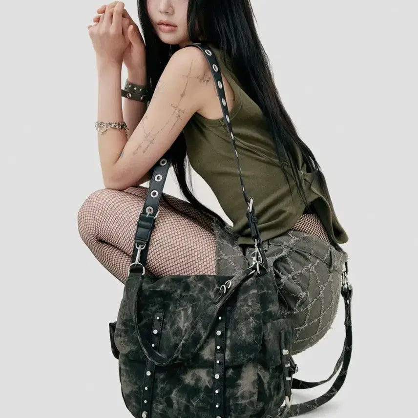 [BUNJANG] Nilling Shoulder Bag - Khaki / [새상품] 닐링 숄더백 카키