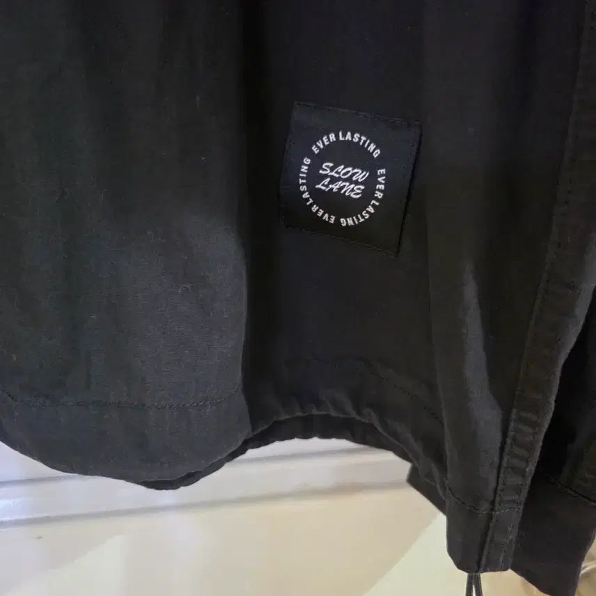 [BUNJANG] Black Cotton Oversized Shirt Jacket / 봄 요즘유행하는 고급스러운 남방셔츠 면  자켓  가슴단면66