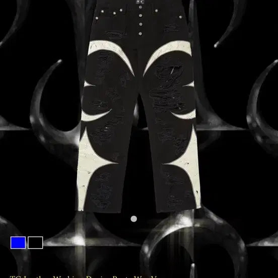[BUNJANG] THUG CLUB Leather Pants Version 3 / 떠그클럽 레더팬츠 워버전 3사이즈(새상품)