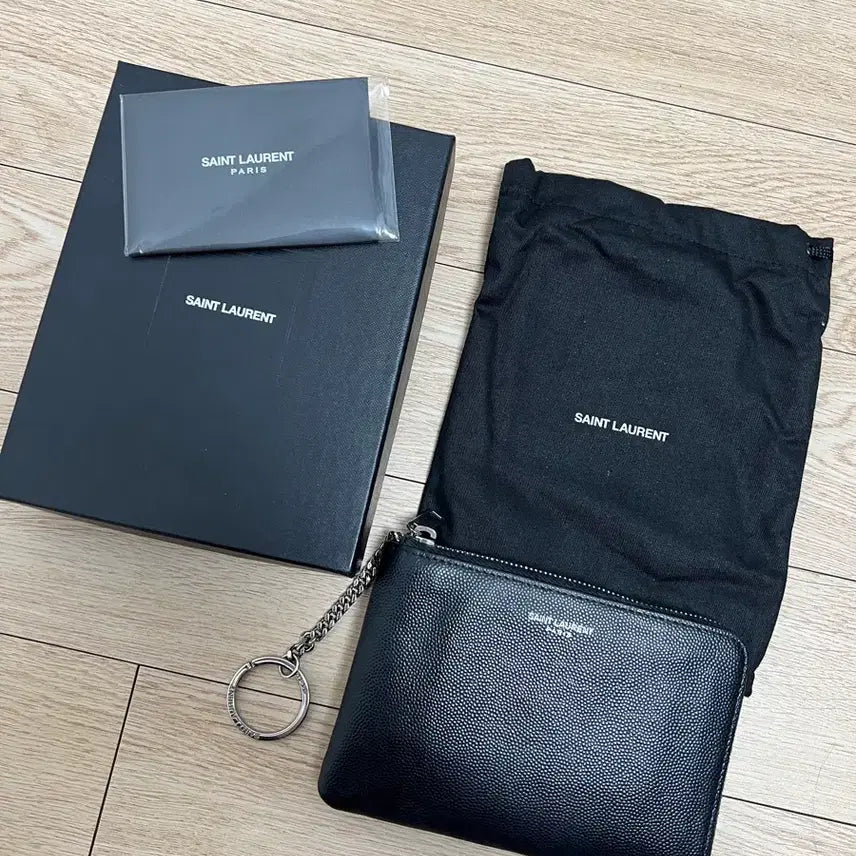 [BUNJANG] Saint Laurent Chain Zip Wallet / 생로랑 체인 지퍼지갑