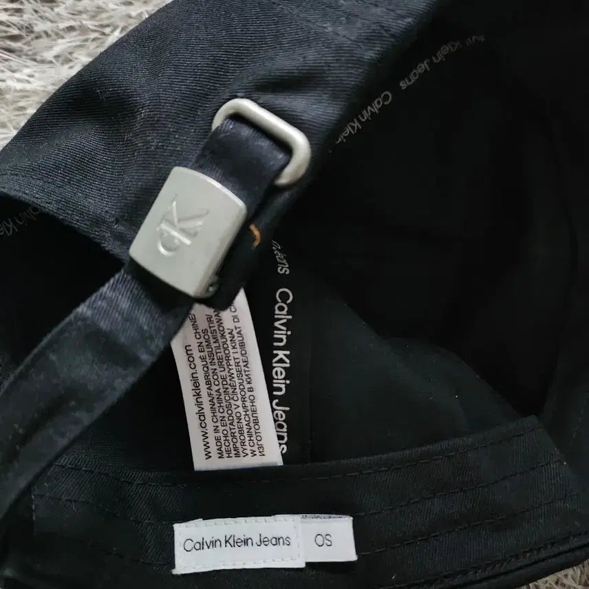 [BUNJANG] Calvin Klein CK Black Ball Cap / 캘빈클라인 CK 블랙 볼캡