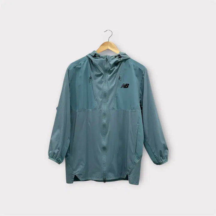 [SOLD OUT] [90] 뉴발란스 경량 후드 바람막이 자켓 S 민트