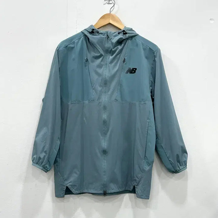 [SOLD OUT] [90] 뉴발란스 경량 후드 바람막이 자켓 S 민트