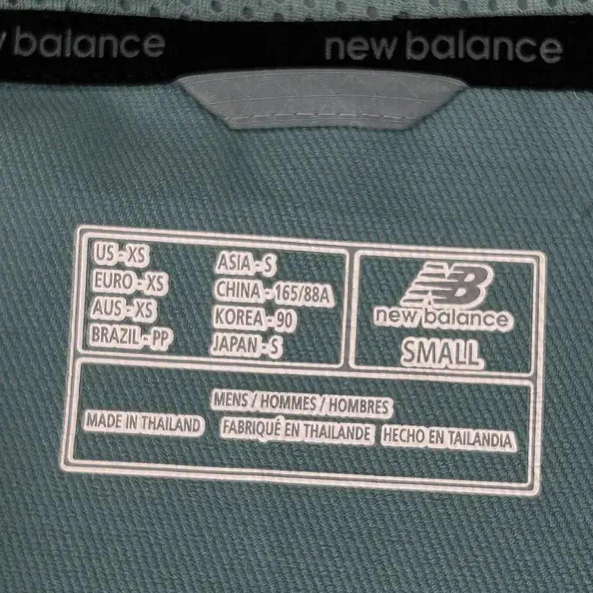 [SOLD OUT] [90] 뉴발란스 경량 후드 바람막이 자켓 S 민트