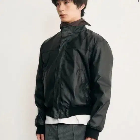 [SOLD OUT] Lundy 런디 어반 크롭 왁스자켓 블랙 2사이즈