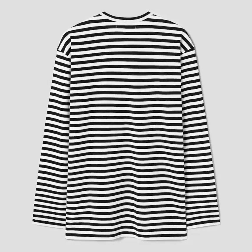 [BUNJANG] CDG Black Stripe Long Sleeve T-Shirt / CDG 블랙 스트라이프 긴팔 티셔츠