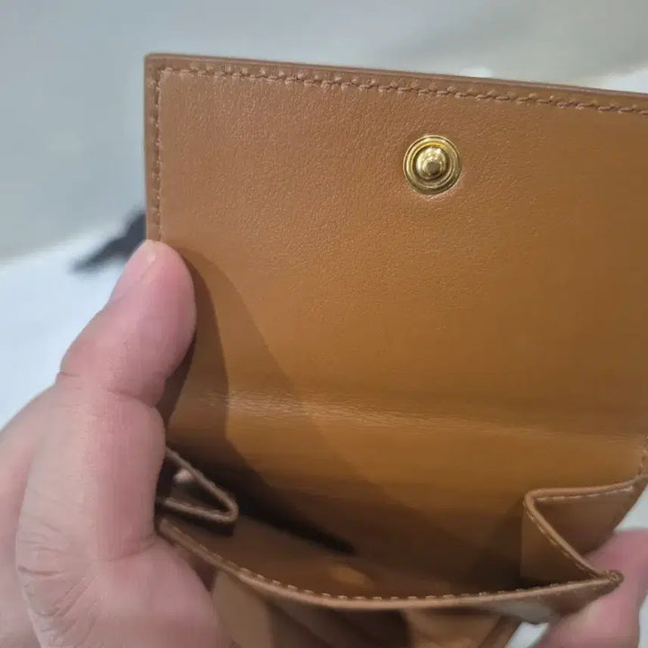 [BUNJANG] Celine Triomphe Canvas Small Strap Wallet Tan / 셀린느 트리오페 캔버스 스몰 스트랩 월렛 탄 반지갑 풀박스 판매합니다