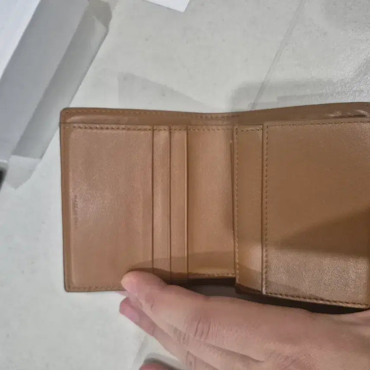 [BUNJANG] Celine Triomphe Canvas Small Strap Wallet Tan / 셀린느 트리오페 캔버스 스몰 스트랩 월렛 탄 반지갑 풀박스 판매합니다