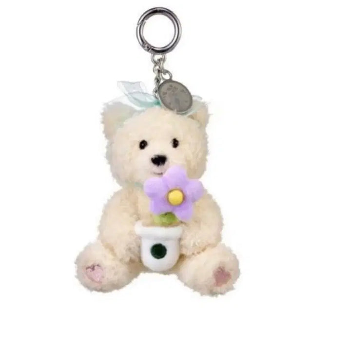 [BUNJANG] Starbucks Bearista Flowerpot Keyring / 스타벅스 베어리스타 키링