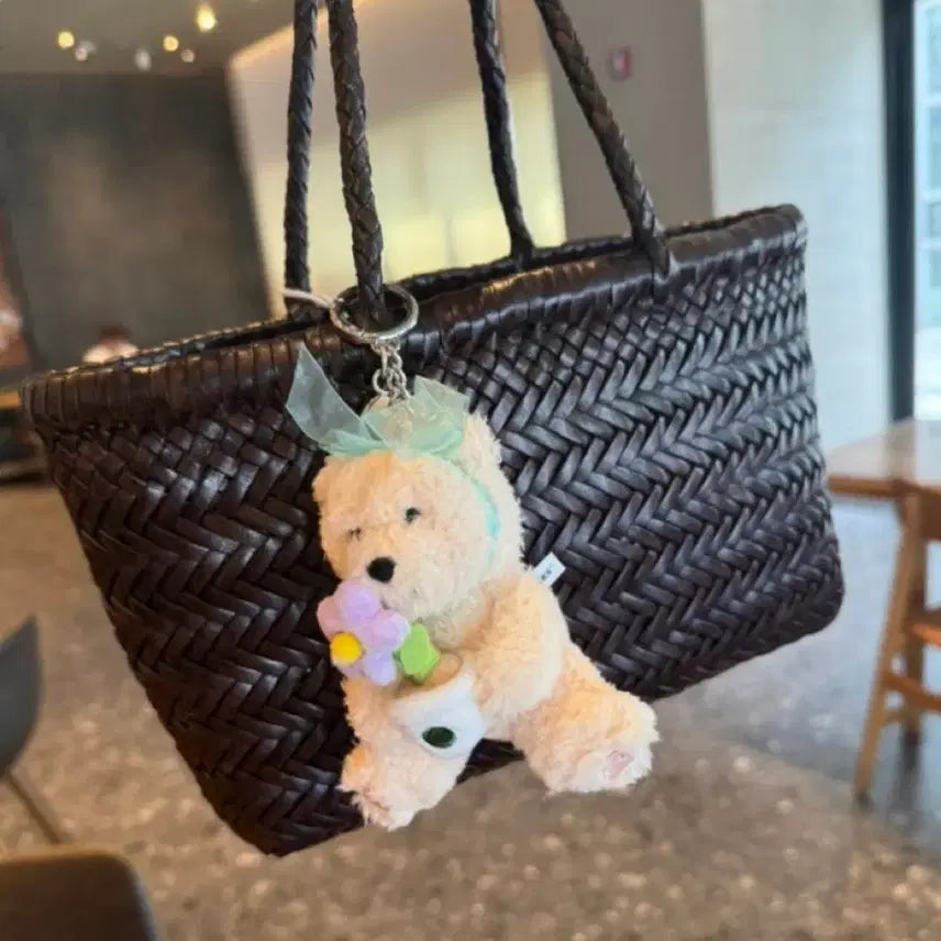 [BUNJANG] Starbucks Bearista Flowerpot Keyring / 스타벅스 베어리스타 키링