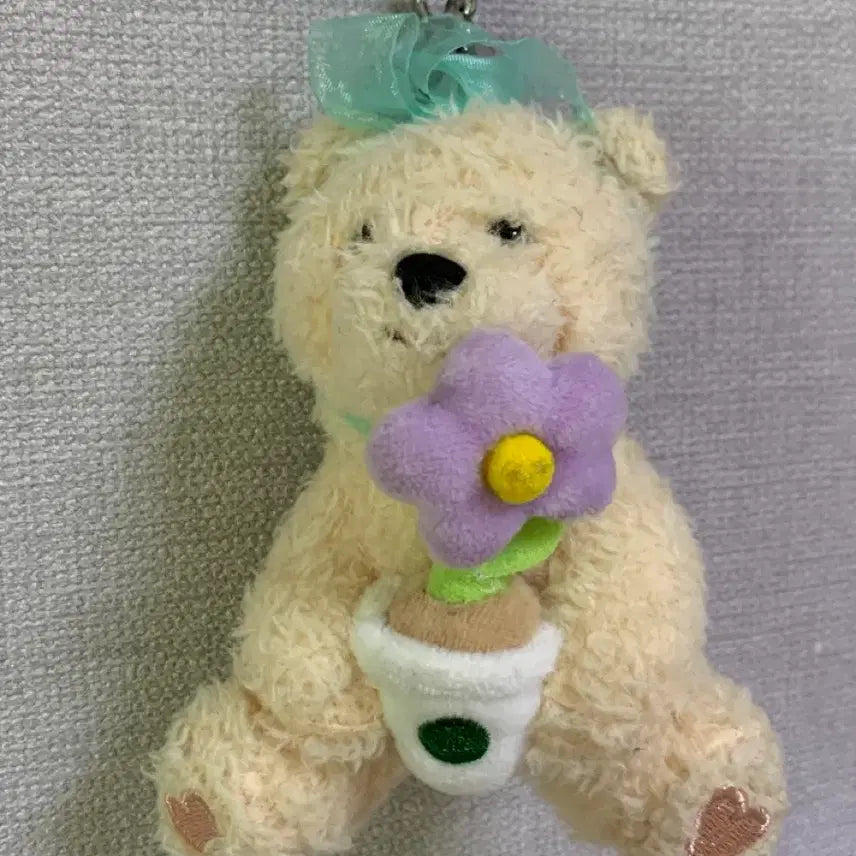 [BUNJANG] Starbucks Bearista Flowerpot Keyring / 스타벅스 베어리스타 키링