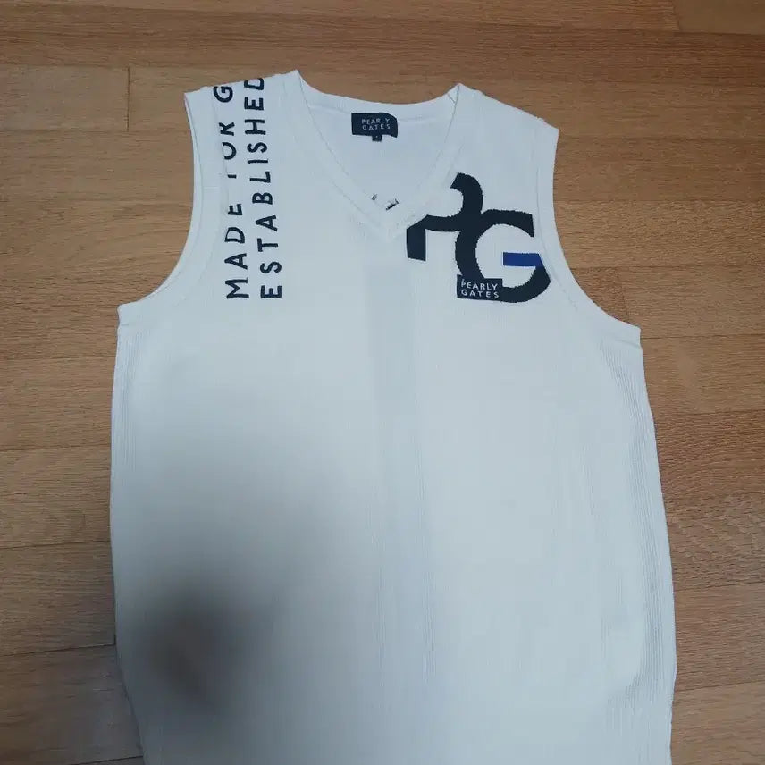 [BUNJANG] PEARLY GATES Knit Vest / PEARLY GATES 니트 베스트 화이트