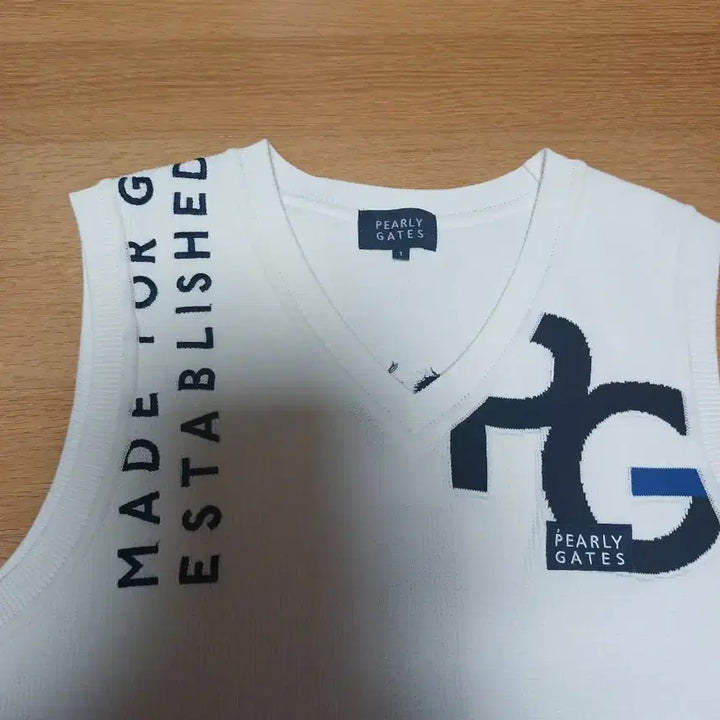 [BUNJANG] PEARLY GATES Knit Vest / PEARLY GATES 니트 베스트 화이트