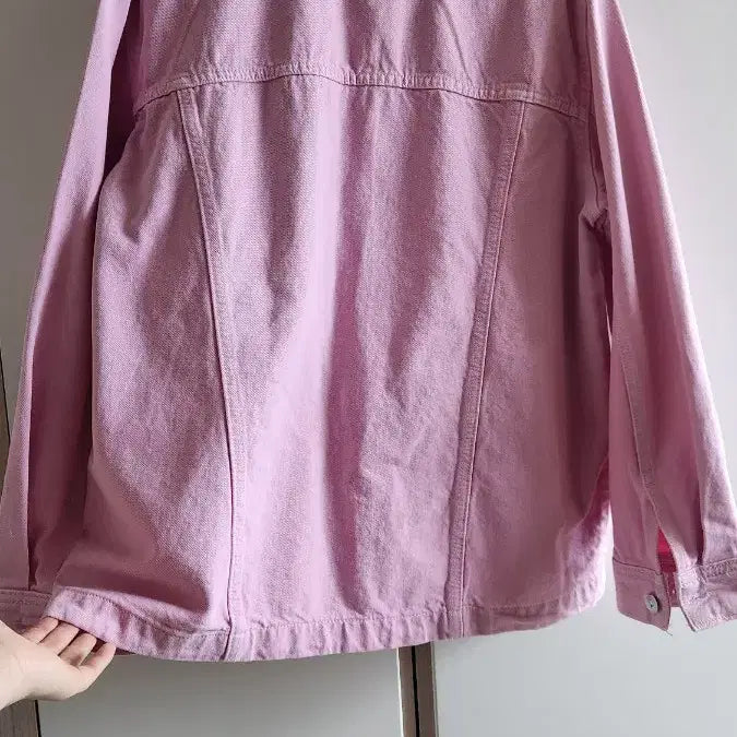 [BUNJANG] ZARA Pink Denim Jacket / 2026  자라  ZARA핑크 데님 자켓