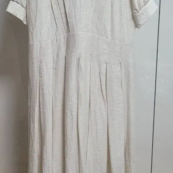 [BUNJANG] ADALL Beige Tencel Rayon Blend Dress / ADALL 베이지 텐셀 레이온 혼방 원피스