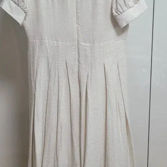[BUNJANG] ADALL Beige Tencel Rayon Blend Dress / ADALL 베이지 텐셀 레이온 혼방 원피스