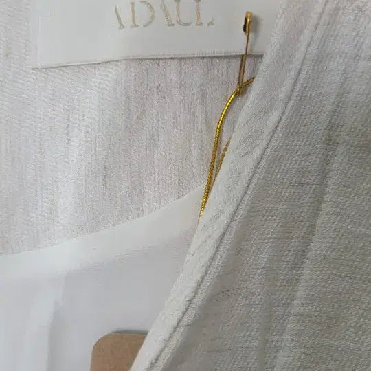 [BUNJANG] ADALL Beige Tencel Rayon Blend Dress / ADALL 베이지 텐셀 레이온 혼방 원피스