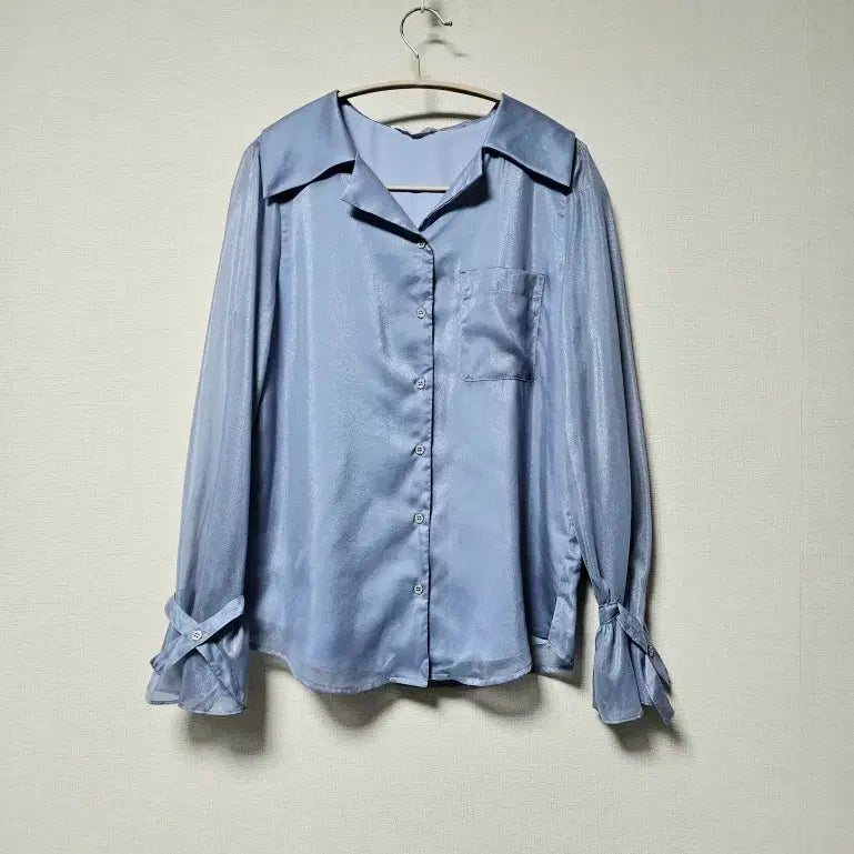 [BUNJANG] It Michaa Glam Sheer Blouse / 잇미샤 it michaa 글램 시스루 블라우스 44~55사이즈