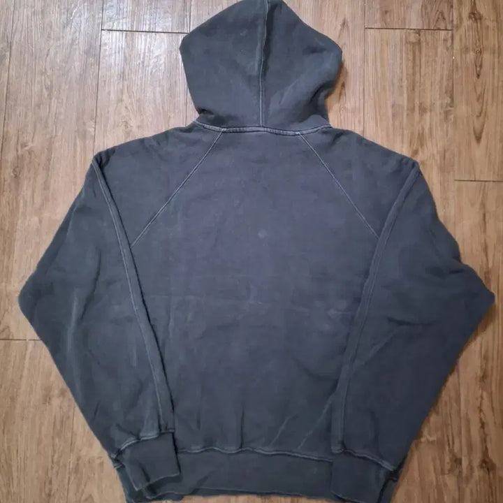 [BUNJANG] Prism Works 002 Charcoal Pigment Dye Hoodie / [L] 프리즘웍스 피그먼트 다잉 후디 002 차콜
