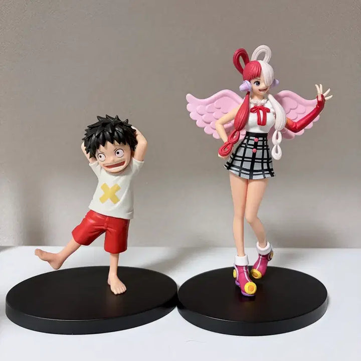 [BUNJANG] One Piece Luffy &amp; Uta Figure Bundle Set / 원피스 dxf 칠드런 루피 우타 피규어 일괄