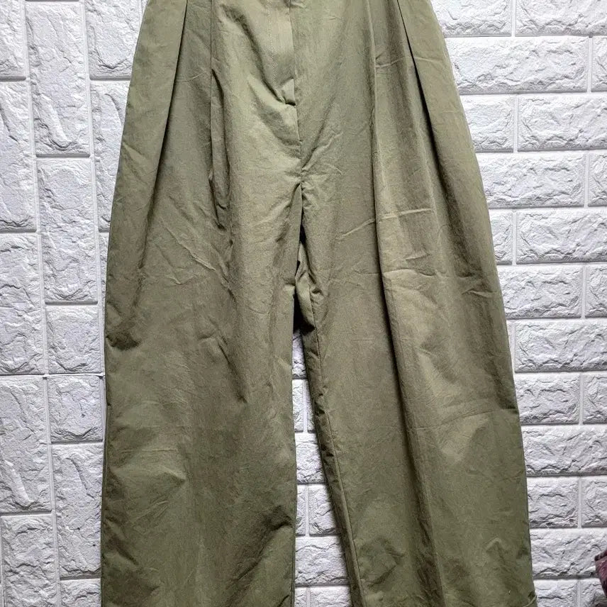 [BUNJANG] Wide Pleated Cotton Pants / 면 앞주름  와이드 팬츠