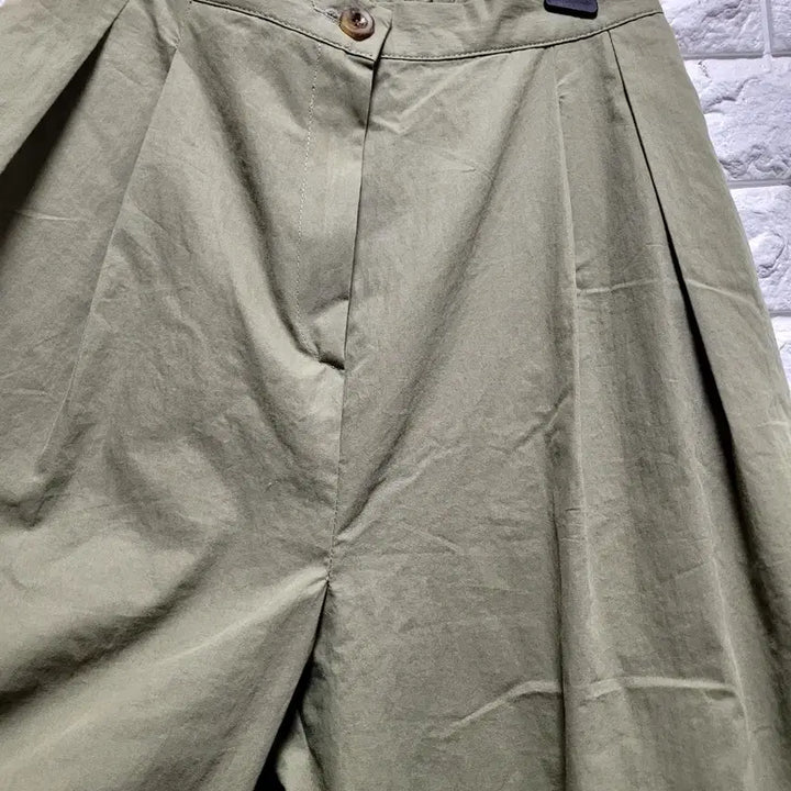 [BUNJANG] Wide Pleated Cotton Pants / 면 앞주름  와이드 팬츠