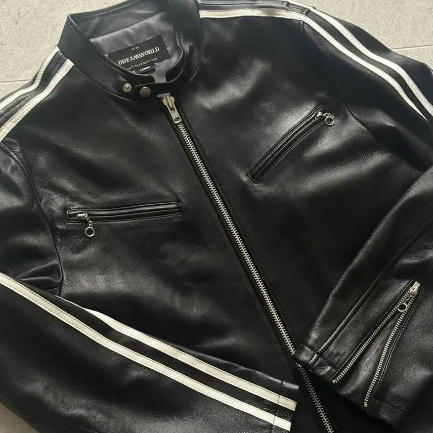 [BUNJANG] Dream World LemSkin Rider Jacket / (L , 방예담 착용 ) 드림월드 렘스킨 라이더 자켓