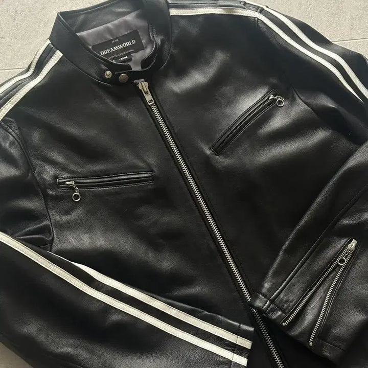[BUNJANG] Dream World LemSkin Rider Jacket / (L , 방예담 착용 ) 드림월드 렘스킨 라이더 자켓