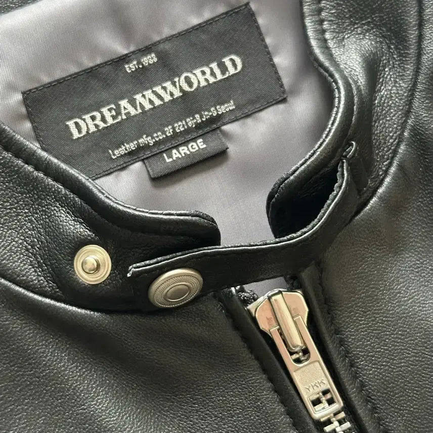 [BUNJANG] Dream World LemSkin Rider Jacket / (L , 방예담 착용 ) 드림월드 렘스킨 라이더 자켓