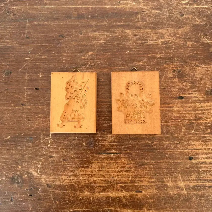 [SOLD OUT] 독일)빈티지 우드 쿠키몰드 벽걸이