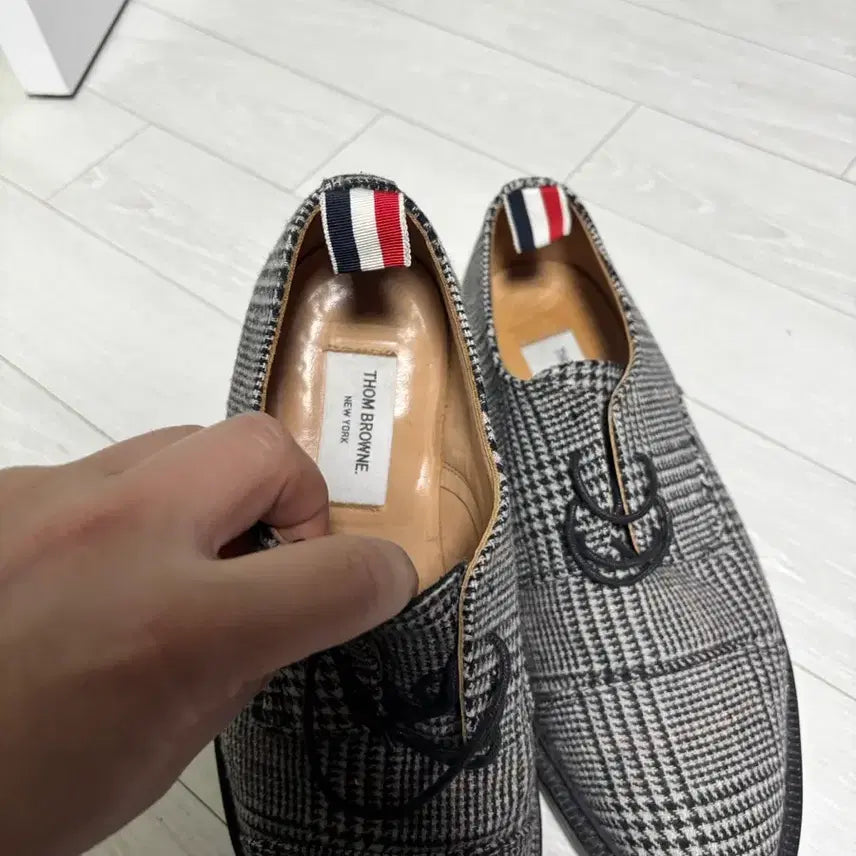 [BUNJANG] Thom Browne Check Derby Shoes 270mm / 톰브라운 체크 구두 더비슈즈 270