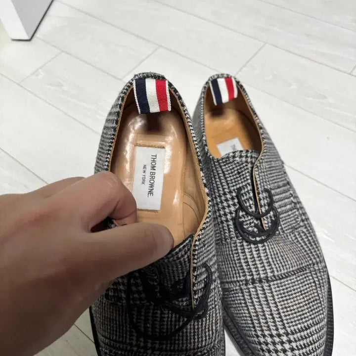 [BUNJANG] Thom Browne Check Derby Shoes 270mm / 톰브라운 체크 구두 더비슈즈 270