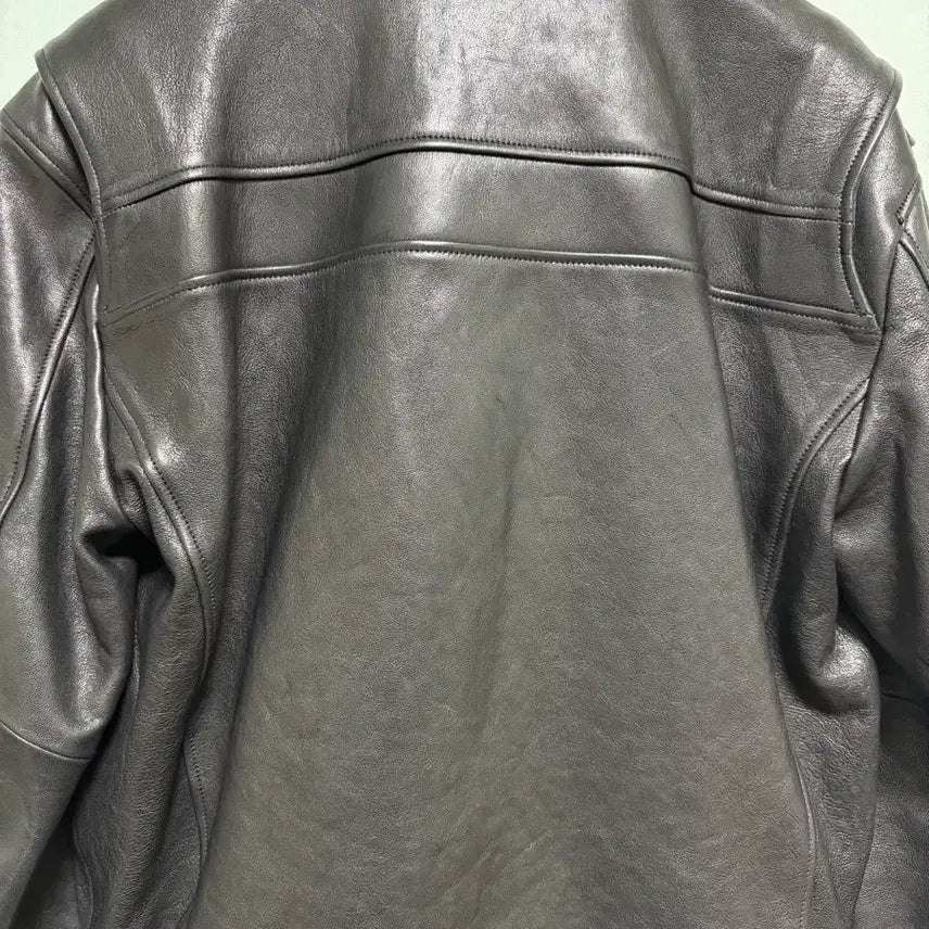 [BUNJANG] Noir Larmes High Neck Leather Jacket / 느와르 라르메스 하이넥 레더 자켓 46