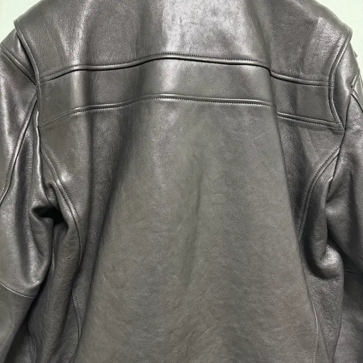 [BUNJANG] Noir Larmes High Neck Leather Jacket / 느와르 라르메스 하이넥 레더 자켓 46