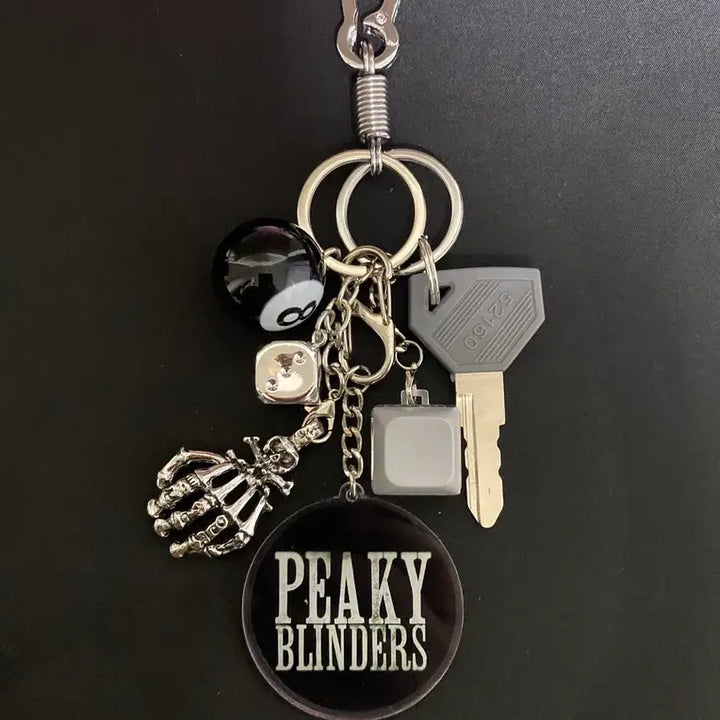 [BUNJANG] Peaky Blinders Multi Charm Keyring / 피키 블라인더스 멀티 참 키링