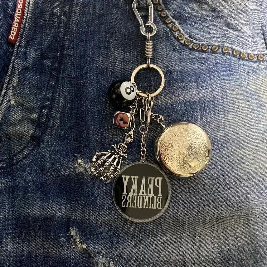 [BUNJANG] Peaky Blinders Multi Charm Keyring / 피키 블라인더스 멀티 참 키링