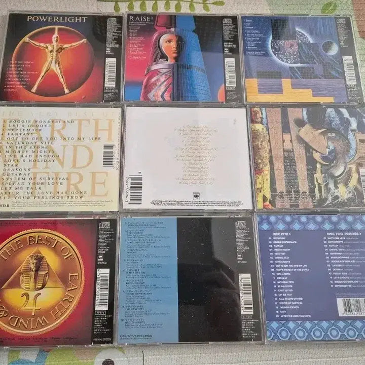 [BUNJANG] Earth, Wind &amp; Fire CD Album Collection / 어스윈드앤파이어 Earth, Wind, and Fire CD 음반 모음