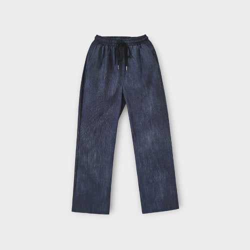 [BUNJANG] FitFlip Ice Denim Straight Bending Pants / 남자 아이스 데님지 스트레이트 밴딩 팬츠 2컬러
