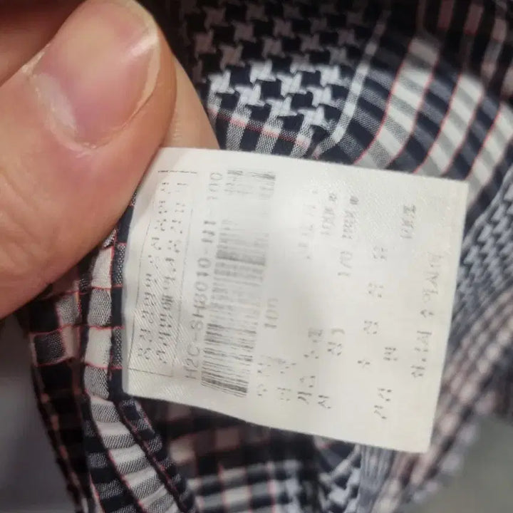 [BUNJANG] Lee Dong Soo Check Pattern Shirt / 이동수  체크 남방 100