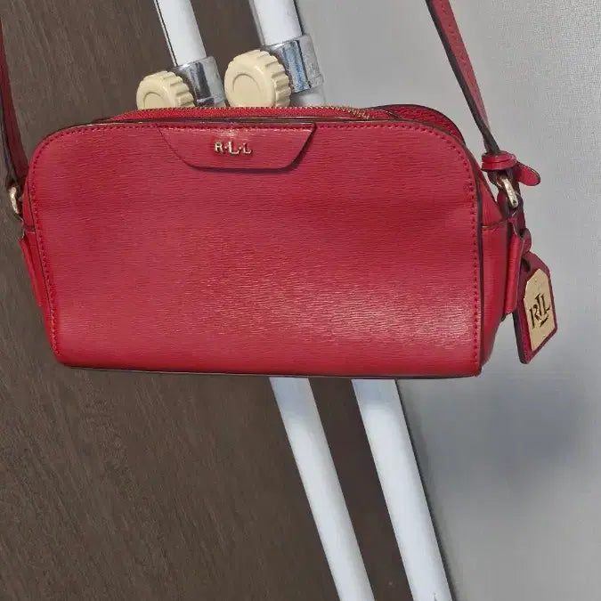 [BUNJANG] Ralph Lauren Red Mini Crossbody Bag / 랄프로렌 레드 미니크로스백 22x13x4