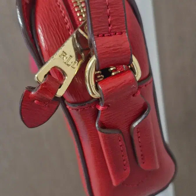 [BUNJANG] Ralph Lauren Red Mini Crossbody Bag / 랄프로렌 레드 미니크로스백 22x13x4