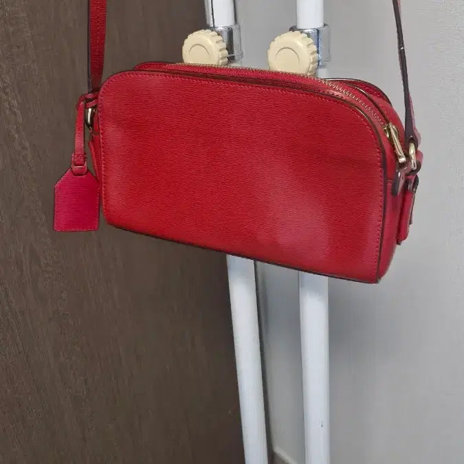 [BUNJANG] Ralph Lauren Red Mini Crossbody Bag / 랄프로렌 레드 미니크로스백 22x13x4