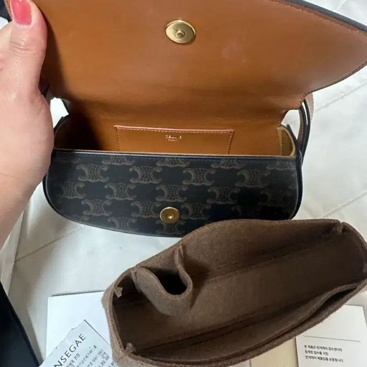 [BUNJANG] Celine Tabu Mini Shoulder Bag / 셀린느 타부백 미니