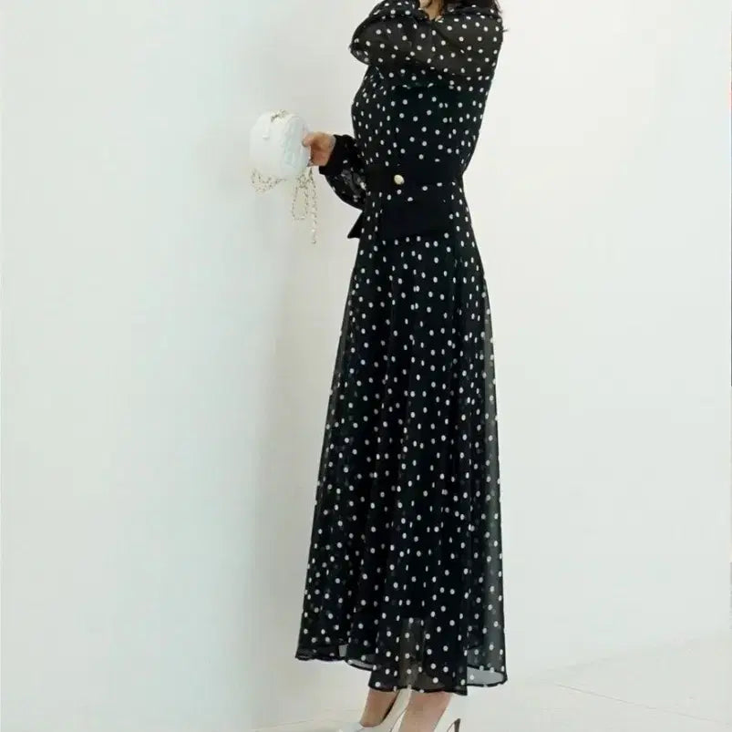 [BUNJANG] Frida Sheer Long Dress / 2026  프리다원피스드레시한 꾸안꾸느낌 쉬폰롱원피스