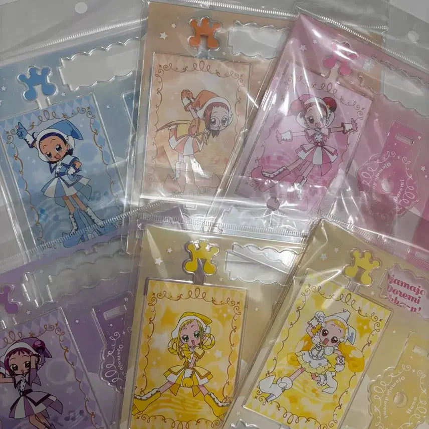 [BUNJANG] Ojamajo Doremi Spinning Transformation Acrylic Stand Set (Sealed) / [미개봉] 꼬마마법사 레미 오자마녀 도레미 회전 변신 아크릴 스탠드 세트