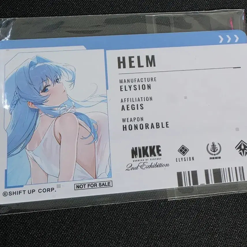 [BUNJANG] NIKKE Exhibition Helm Staff ID / 니케 전시회 특전 사원증 헬름